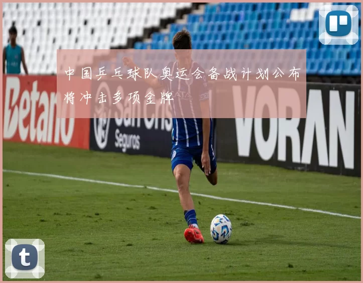 中国乒乓球队奥运会备战计划公布将冲击多项金牌